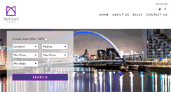 Desktop Screenshot of mcclure-estate-agents.co.uk